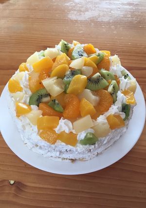 ふわふわ♡しっとりフルーツケーキ-レシピのメイン写真