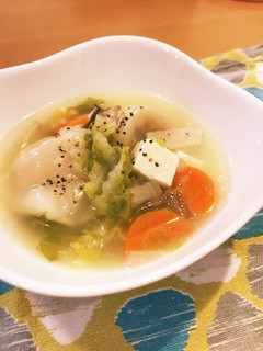 お野菜たっぷり♡簡単餃子スープ-レシピのメイン写真