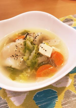 お野菜たっぷり♡簡単餃子スープ-レシピのメイン写真