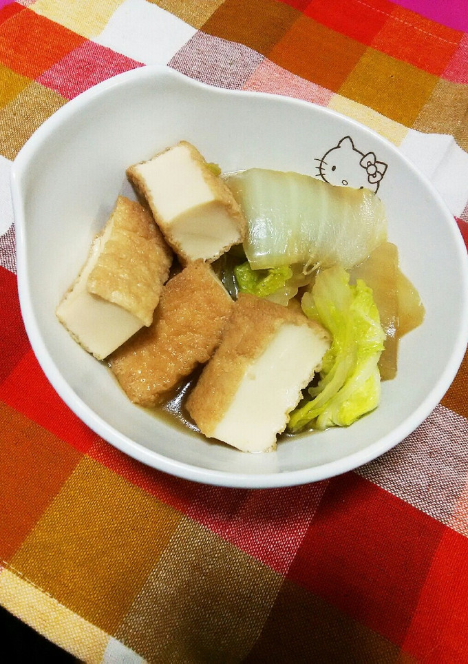 簡単♪厚揚げと白菜の旨々煮-レシピのメイン写真