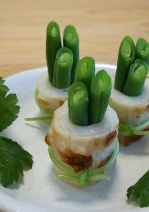 ちくわといんげん豆の門松 おせち料理-レシピのメイン写真