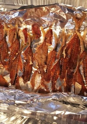 とっても簡単♬揚げないアジの骨せんべい！-レシピのメイン写真