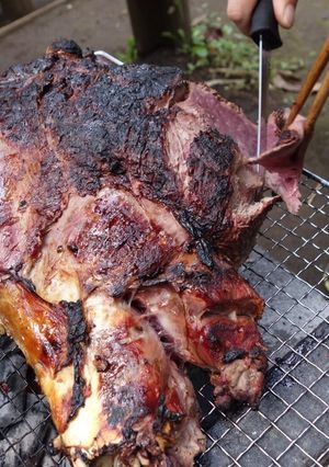 鹿モモ肉BBQ-レシピのメイン写真