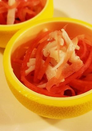 簡単おせち-3【ホタテなます】-レシピのメイン写真