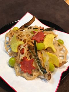 吹き寄せ揚げ(野菜チップス)-レシピのメイン写真