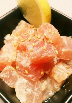 まぐろのレモン和え-レシピのメイン写真