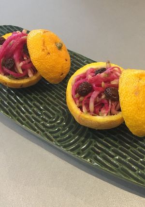 紅芯大根で紅白なます【おせち料理】-レシピのメイン写真