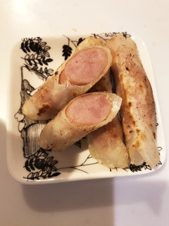お弁当にも!残った餃子の皮でウィンナー巻-レシピのメイン写真