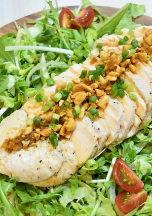 鶏ハムの中華風たれがけ-レシピのメイン写真