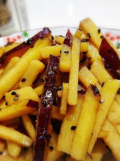 炒めず作れる【薩摩芋の金平】-レシピのメイン写真