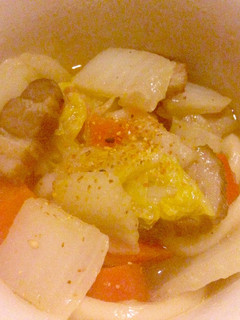 あったまる♡白菜のおうどん-レシピのメイン写真