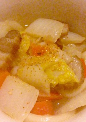 あったまる♡白菜のおうどん-レシピのメイン写真