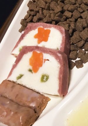 犬用エゾ鹿肉と絹豆腐の旨味テリーヌ-レシピのメイン写真