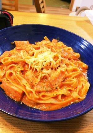 トマトとベーコンのフィットチーネ-レシピのメイン写真
