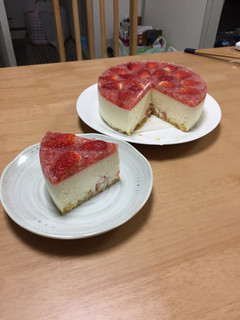 いちごのレアチーズケーキ-レシピのメイン写真