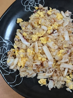 男でも作れる焼き飯!白いか入り!-レシピのメイン写真