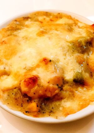 残り物シチューでシチューマカロニグラタン-レシピのメイン写真