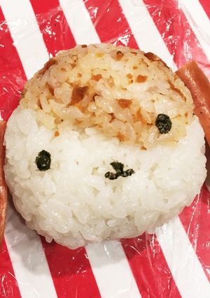 キャラ弁☆干支おにぎり☆ワンコ-レシピのメイン写真