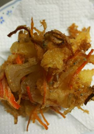 おっさんのシラスカニカマかき揚げ-レシピのメイン写真