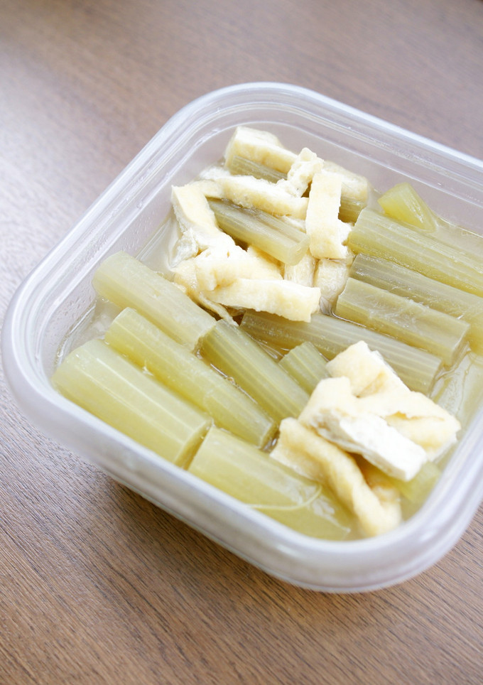 蕗と油揚げの煮物（おせち料理の一品として-レシピのメイン写真