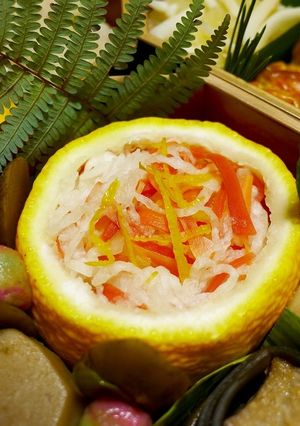 ゆず風味の二色なます-レシピのメイン写真