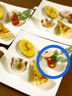 Xmasディナー【前菜】トマトのファルシ-レシピのメイン写真