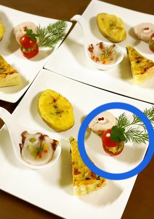 Xmasディナー【前菜】トマトのファルシ-レシピのメイン写真