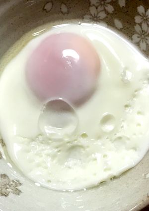 レンジで簡単目玉焼き-レシピのメイン写真