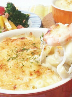 話題入り♡海老のマカロニグラタン♡-レシピのメイン写真
