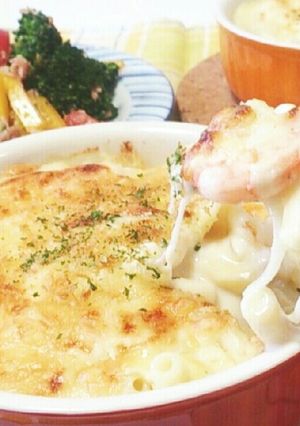 話題入り♡海老のマカロニグラタン♡-レシピのメイン写真