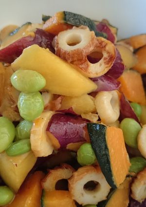 さつま芋とかぼちゃのサラダ-レシピのメイン写真