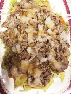 簡単★冷めても美味しい焼きしゃぶ-レシピのメイン写真