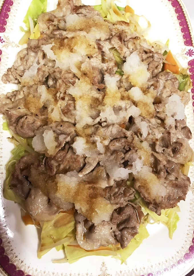 簡単★冷めても美味しい焼きしゃぶ-レシピのメイン写真