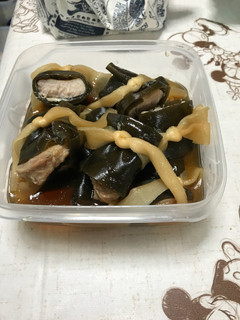 圧力鍋で簡単ぶた肉昆布巻き-レシピのメイン写真