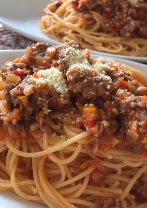 野菜たっぷりお肉ごろごろボロネーゼ-レシピのメイン写真