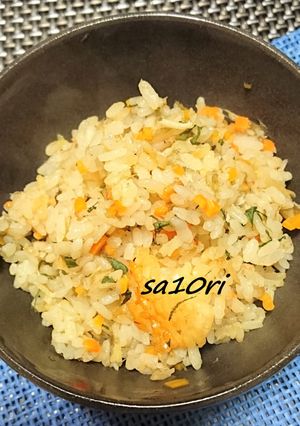 とろろ昆布とじゃこと大葉の炊き込みご飯！-レシピのメイン写真