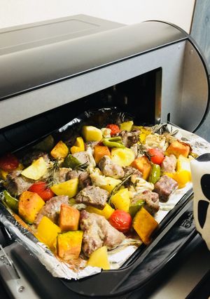 簡単！ポークのぎゅうぎゅう焼き-レシピのメイン写真