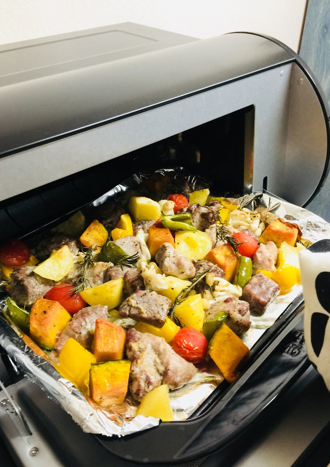 簡単！ポークのぎゅうぎゅう焼き-レシピのメイン写真