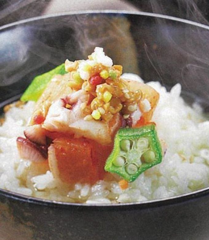 タコと納豆のカクテキ茶漬け-レシピのメイン写真