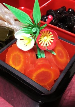 梅花にんじんの含め煮-レシピのメイン写真