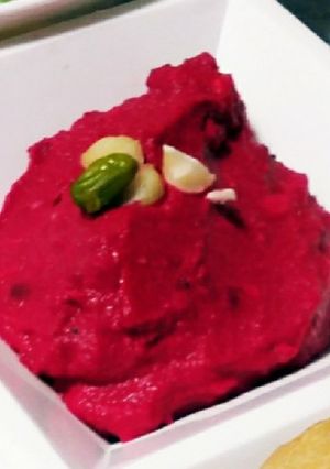 ビーツのまっかなフムス-レシピのメイン写真