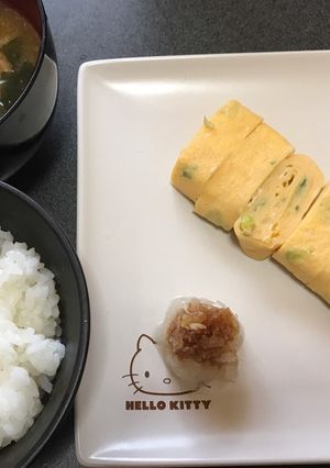 ネギのだし巻き卵-レシピのメイン写真