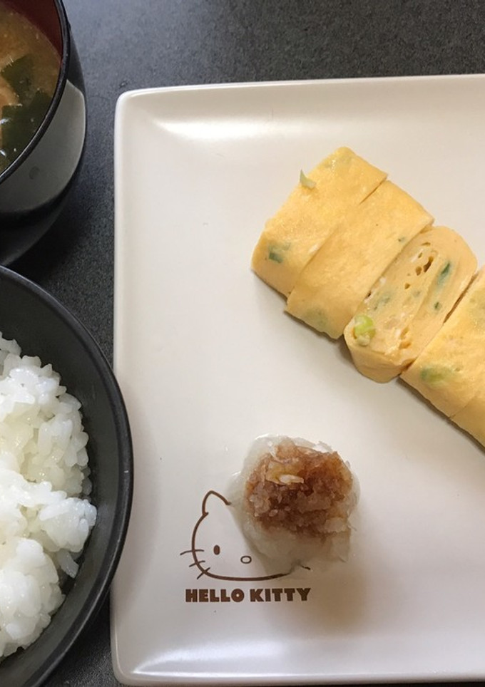 ネギのだし巻き卵-レシピのメイン写真