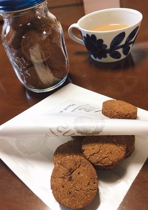 キャロブと米粉のクッキー-レシピのメイン写真