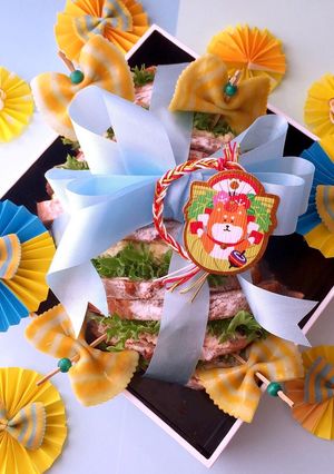 お重にサンドイッチ♫-レシピのメイン写真