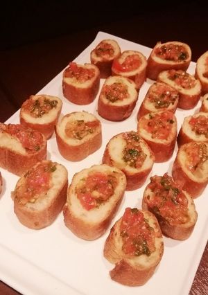 手軽で美味しいブルスケッタ-レシピのメイン写真