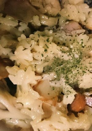 きのこリゾット-レシピのメイン写真