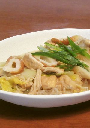 簡単！ちくわと白菜とえのき茸のささっと煮-レシピのメイン写真