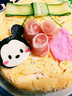 ちらし寿司ケーキ-レシピのメイン写真