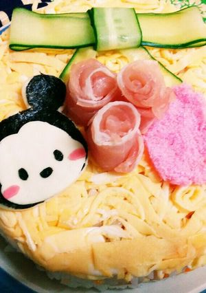 ちらし寿司ケーキ-レシピのメイン写真